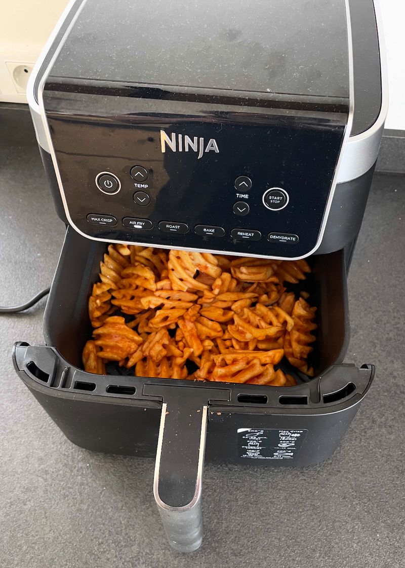 Kein geschmacklicher Unterschied zur klassischen Fritteuse bei Kartoffel-Gitter