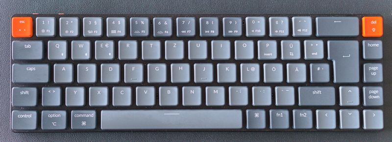 Das Keychron K7: kompakt, minimalistisch und gut aussehend